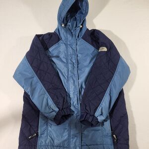 Columbia Womens Windbreaker Jacket Pink Full Zip Hooded Size Small Blue